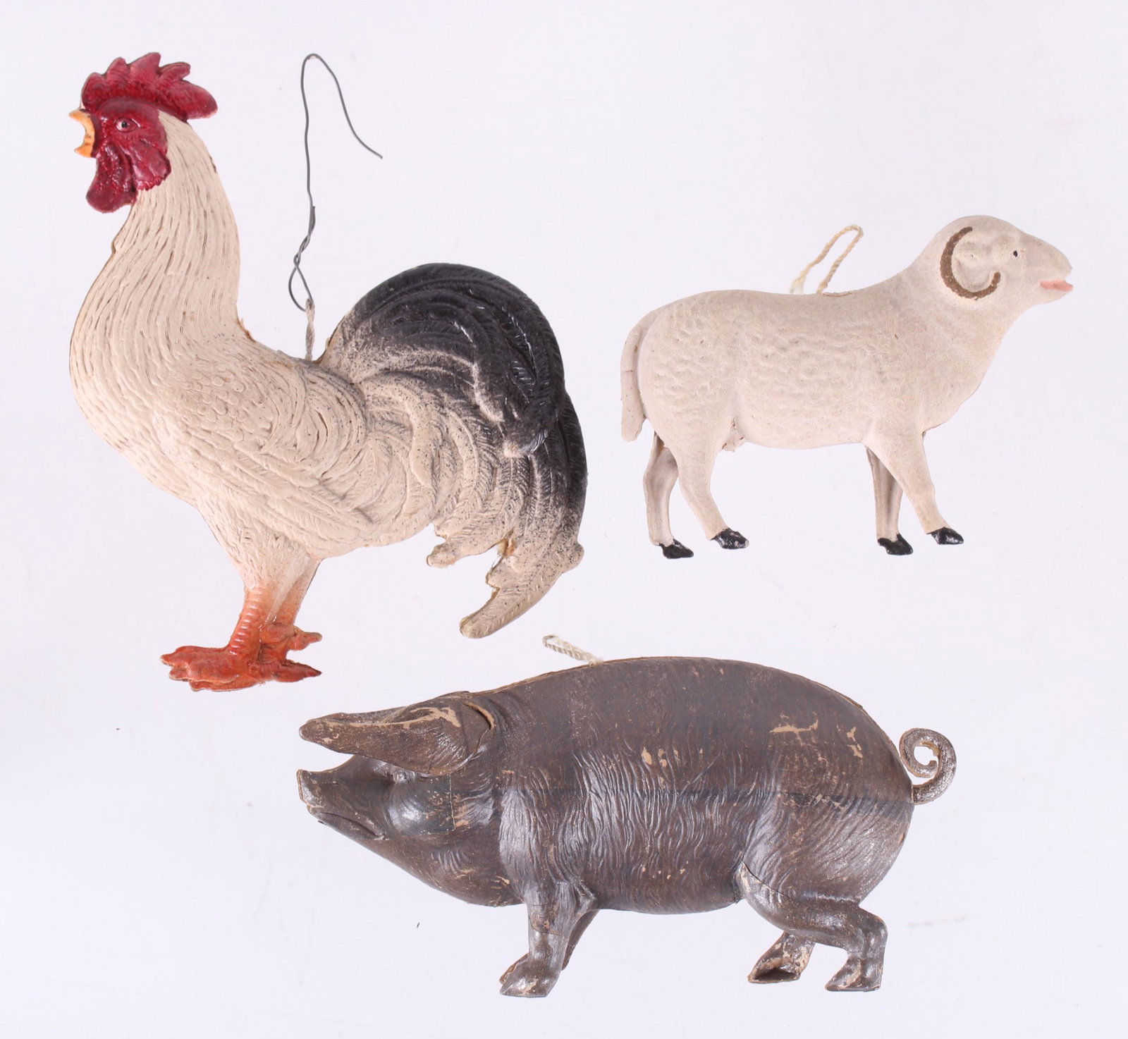 Three Dresden Christmas Ornaments (1 of 9)