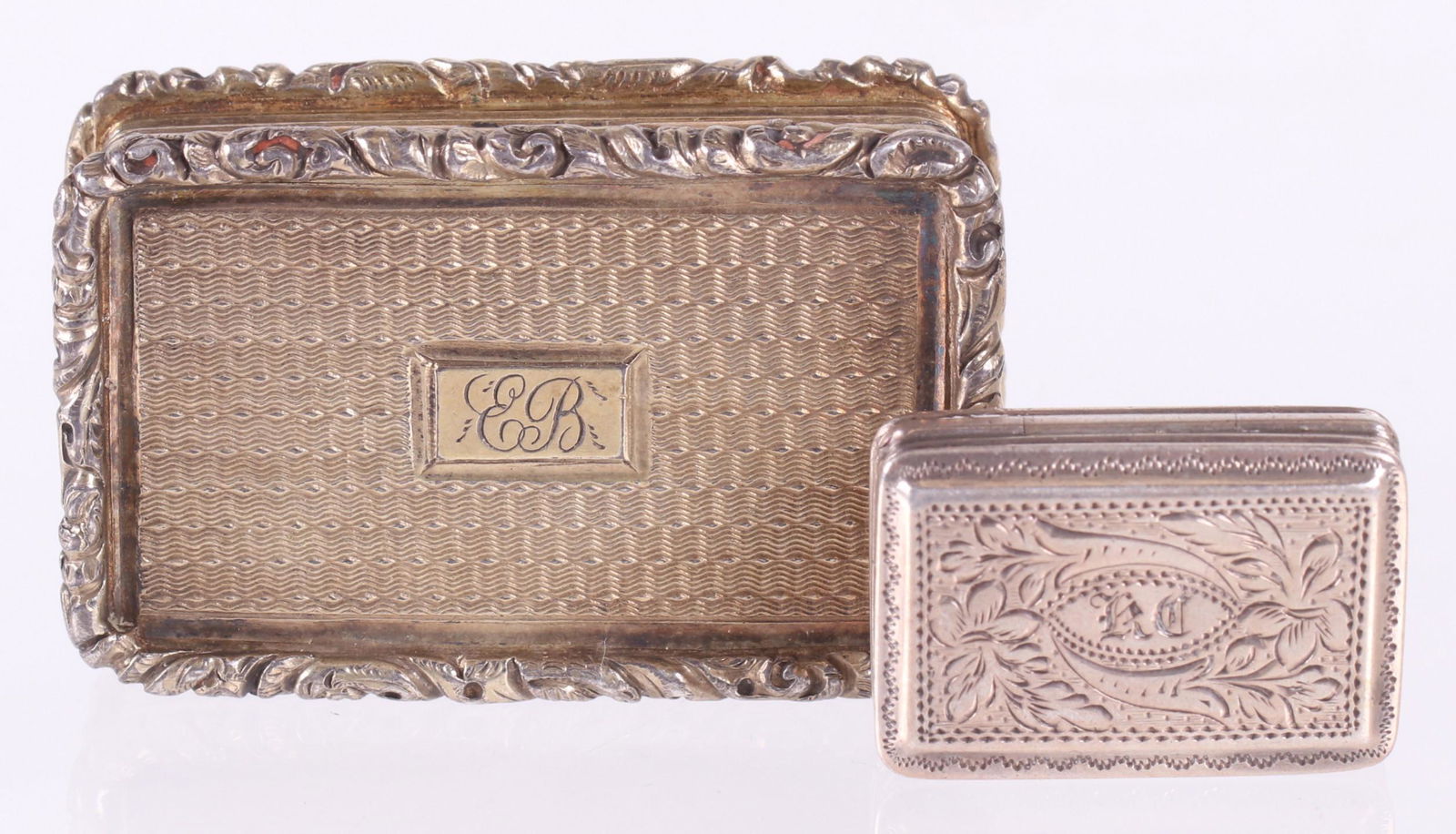 Two Sterling Vinaigrettes, Georgian (1 of 9)