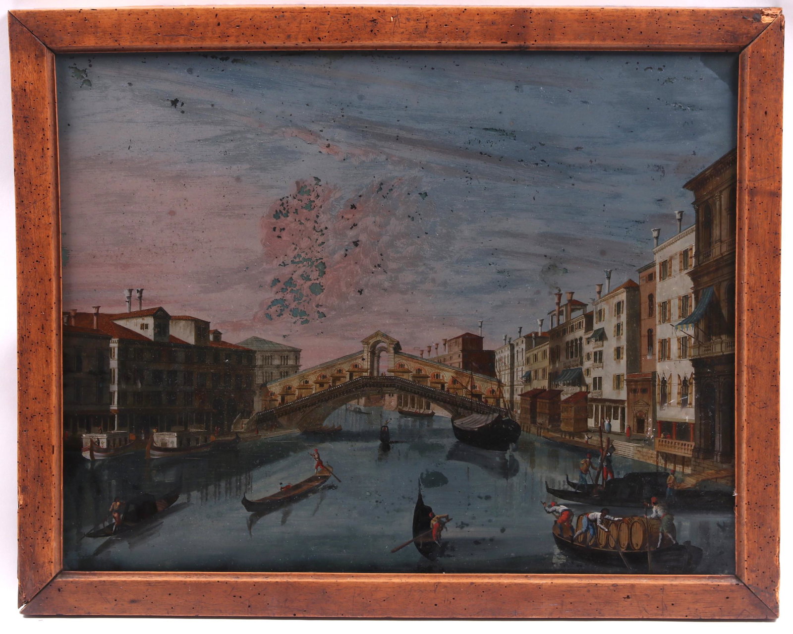 Venetian School,  Reverse Painting on Glass (1 of 14)