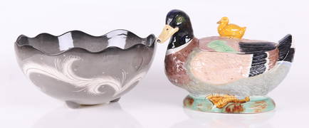 Two Ceramic Pieces, Majolica and Sascha Brastoff (1 of 11)