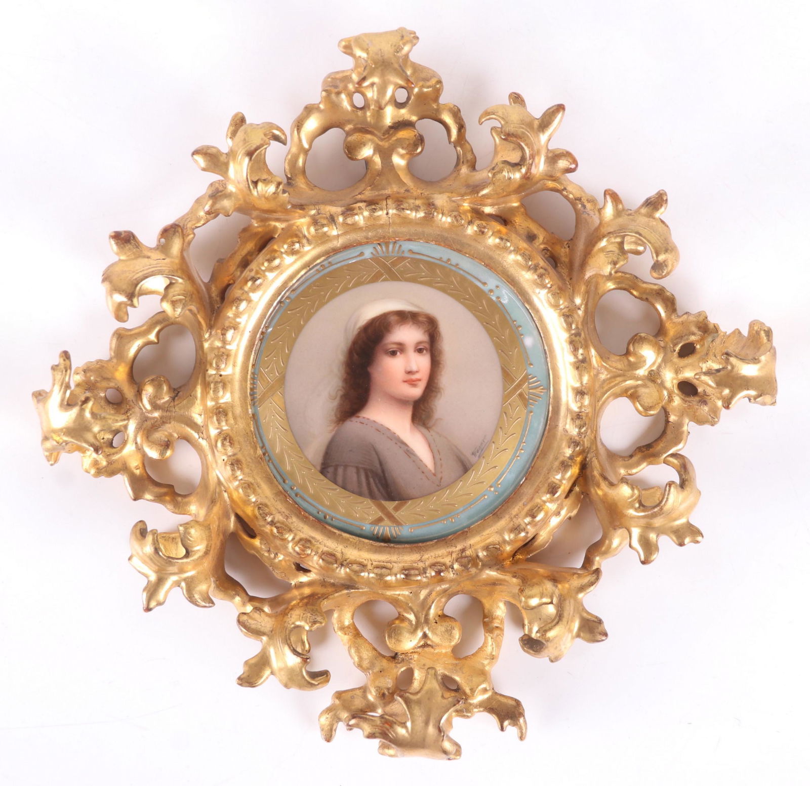 A Porcelain Plaque by KPM, Wagner (1 of 10)