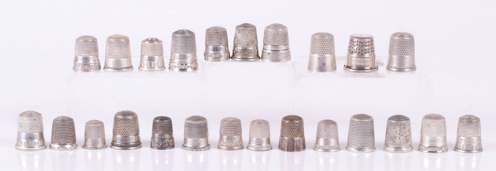 A Group of American Sterling Thimbles (1 of 12)