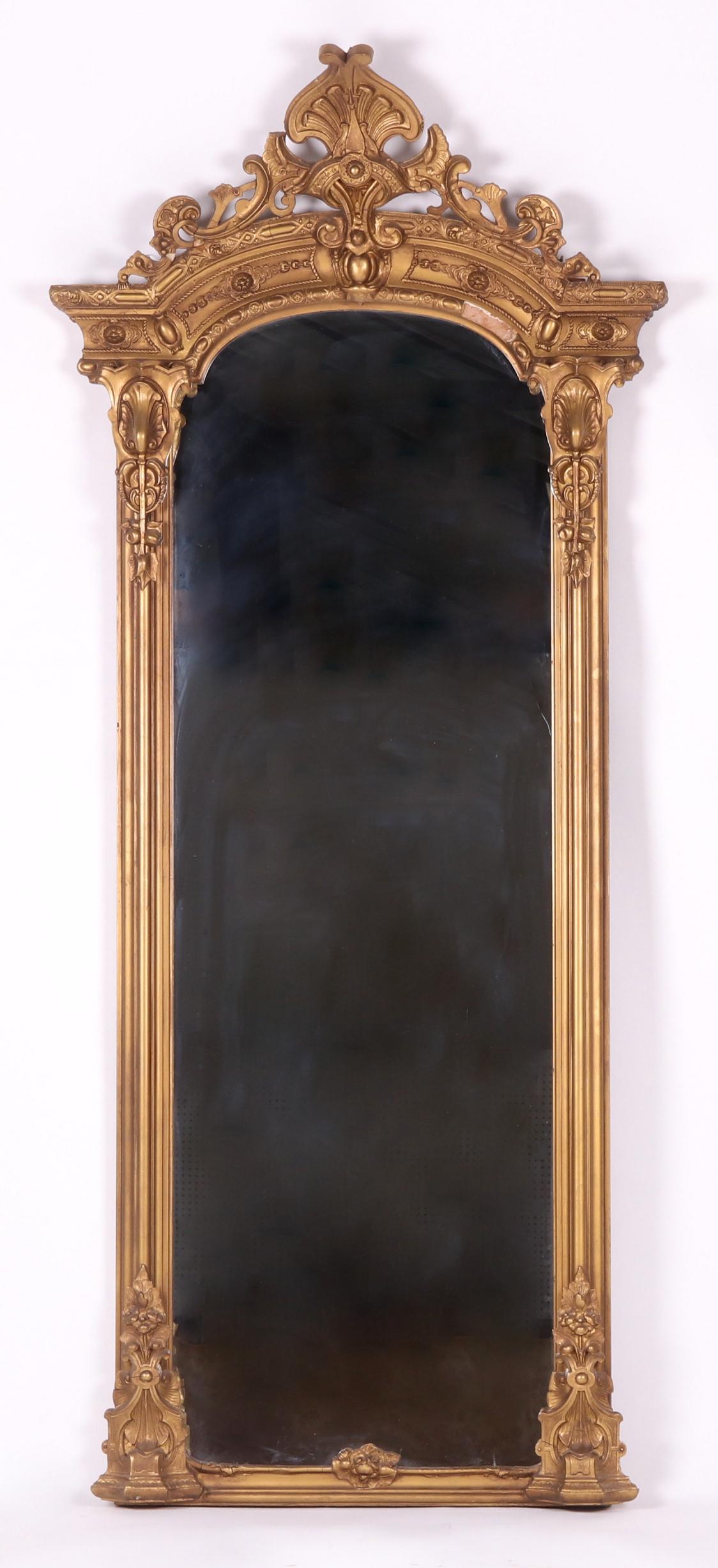 A Large Gilt Pier Mirror (1 of 15)