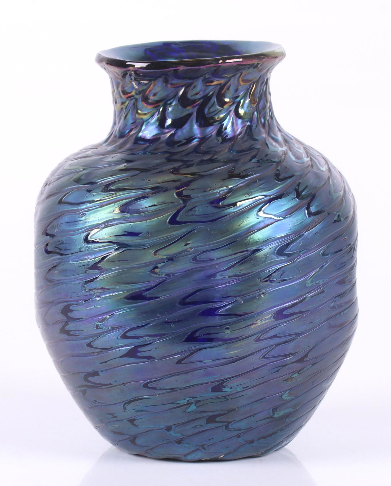 An Art Glass Iridescent Vase, Loetz (1 of 7)