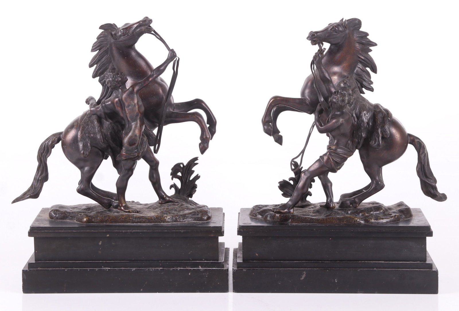 A Pair of Marley Horse Bronze Bookends (1 of 9)