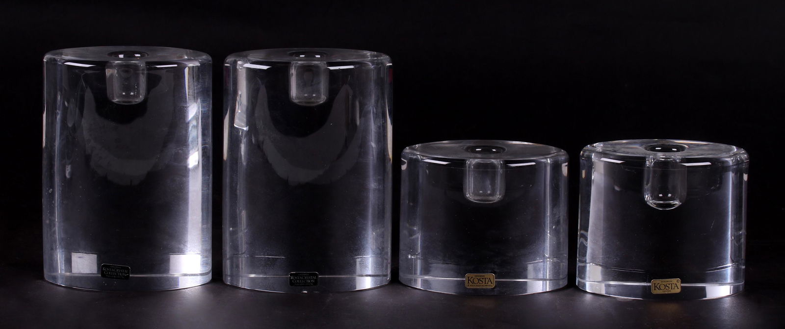 Goran Warff for Kosta Boda, Four Candleholders (1 of 12)