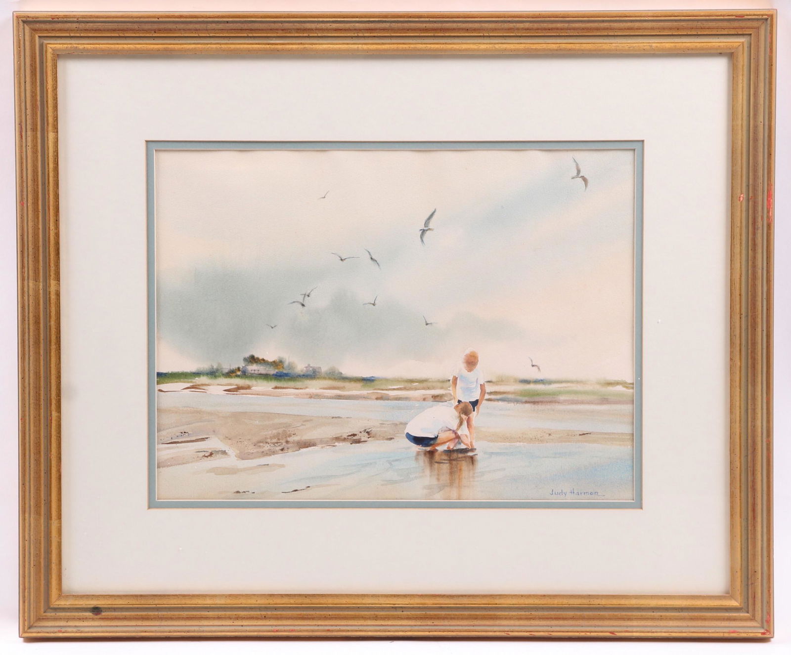 Judy Harmon (20th Century) Watercolor (1 of 8)