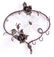 A Wrought Iron Spider Web Form Jewelry Hook