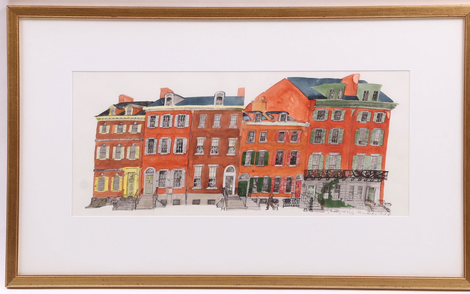 Arthur Paul Hogarth (1917 - 2001) Watercolor (1 of 9)