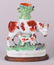 A Pair of Staffordshire Cow Spill Vases - 2