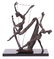 A Mid Century Figural Bronze Group