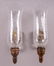A Pair of Hurricane Wall Sconces