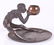 A Mixed Metal Figural Incense Burner, Art Nouveau