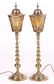 A Pair of Lantern Form Lamps
