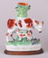 A Pair of Staffordshire Cow Spill Vases - 2