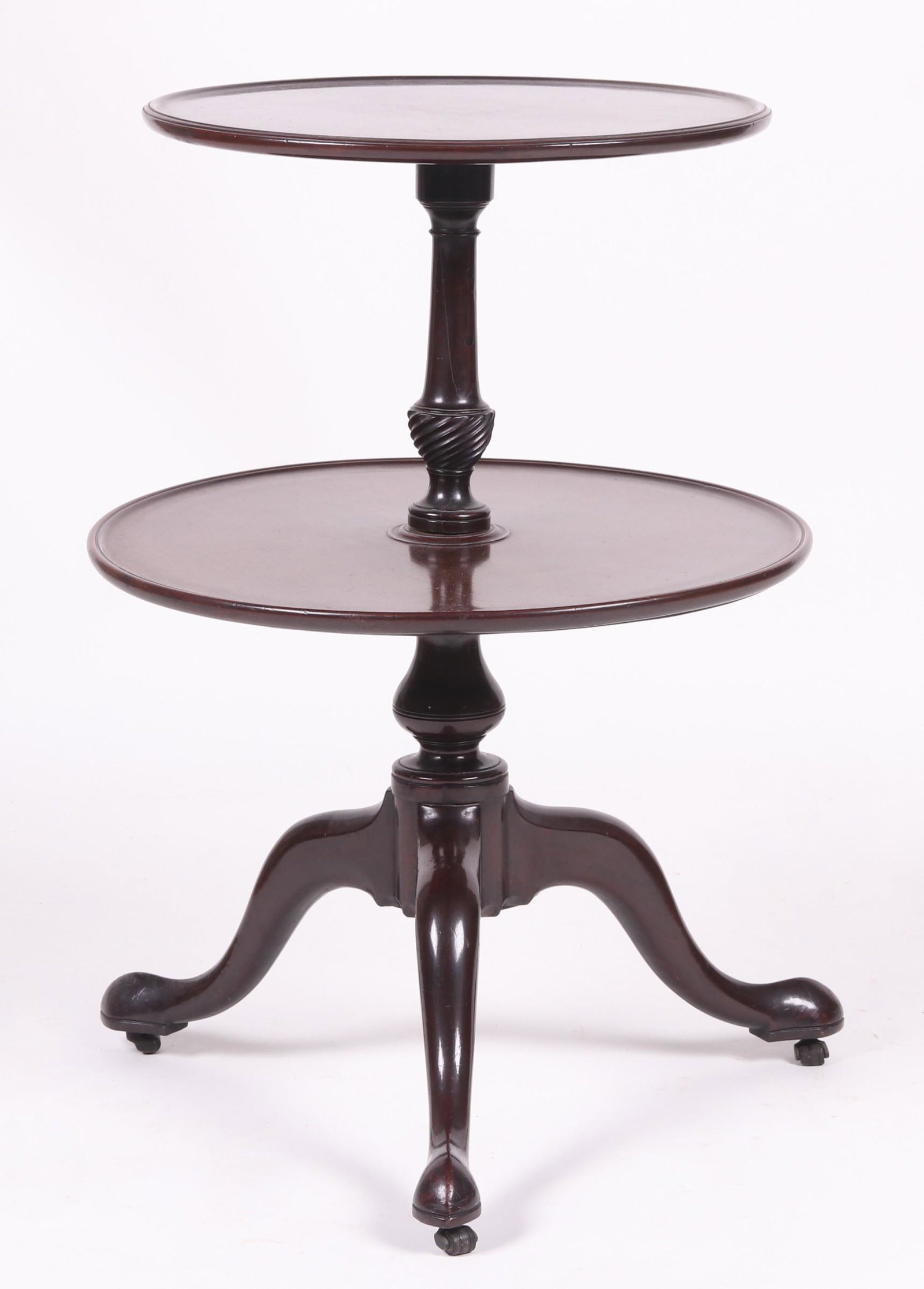 An English Mahogany Dumb Waiter (1 of 6)