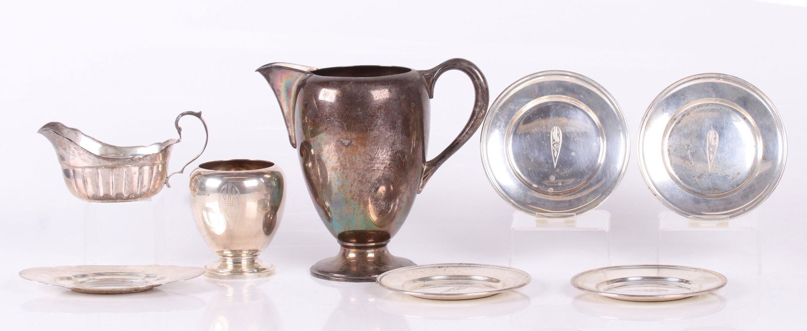 A Group of Estate Sterling Hollowware (1 of 9)