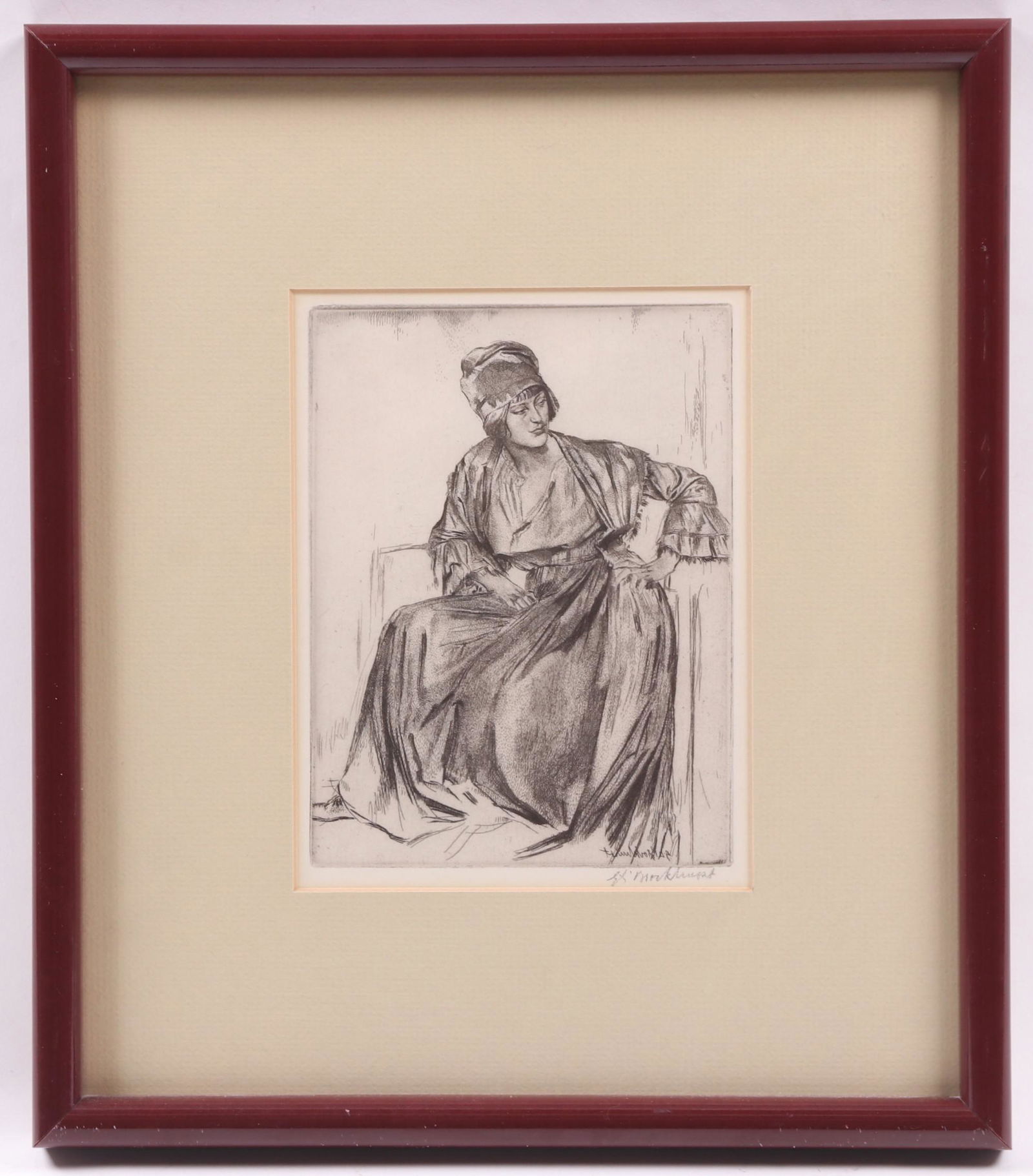 Gerald Leslie Brockhurst (1890 - 1978) Etching (1 of 6)