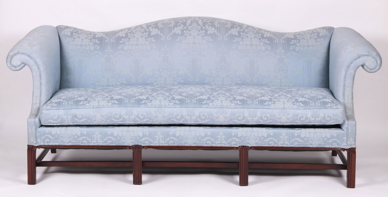 A Chippendale Style Camelback Sofa (1 of 8)
