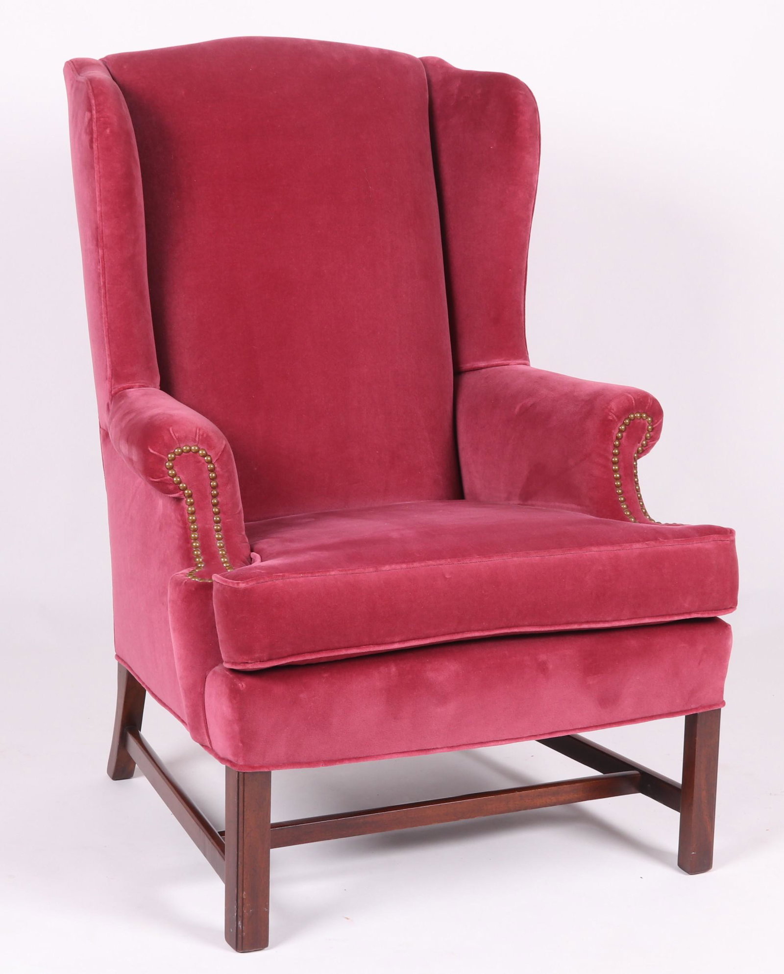 A Chippendale Style Wingback Chair (1 of 8)