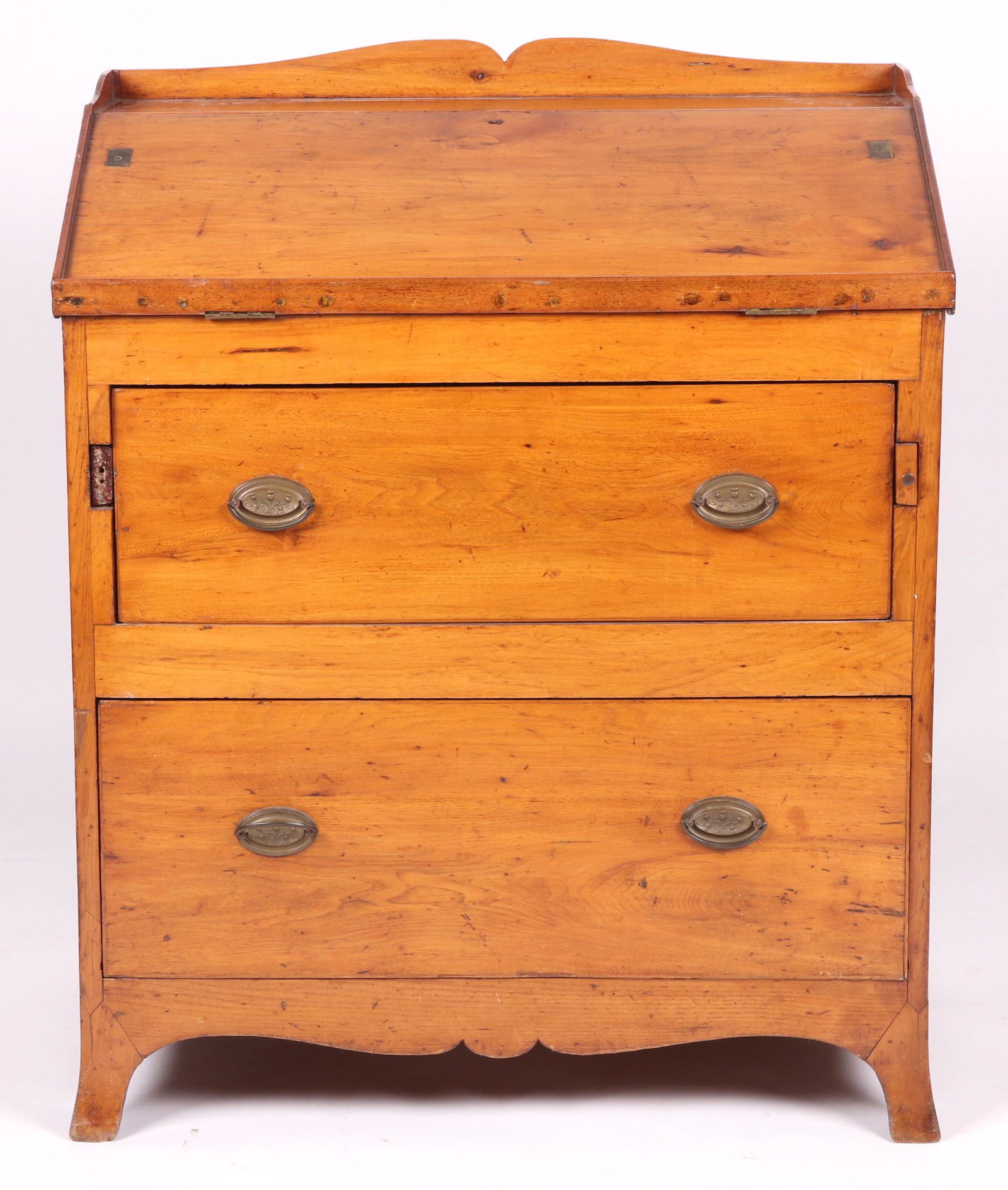 A Country Hepplewhite Pine Desk (1 of 14)