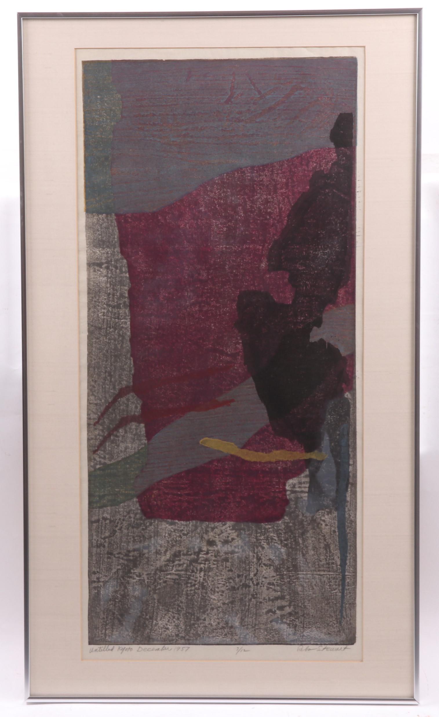 Reba Stewart (American, 1930-1971) Silkscreen (1 of 7)