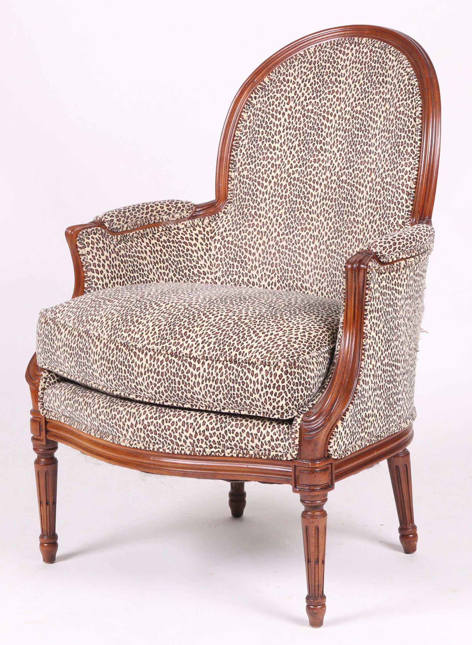 A Louis XVI Style Upholstered Armchair (1 of 7)