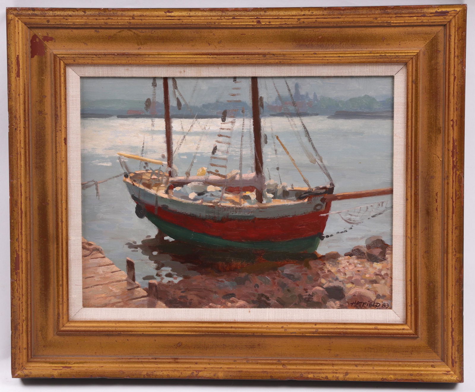 David Hatfield (Born 1940) Oil on Board (1 of 9)