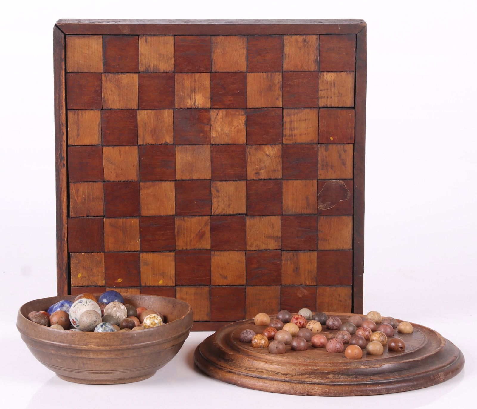 A Group of 19th Century Items, Games, Marbles (1 of 15)