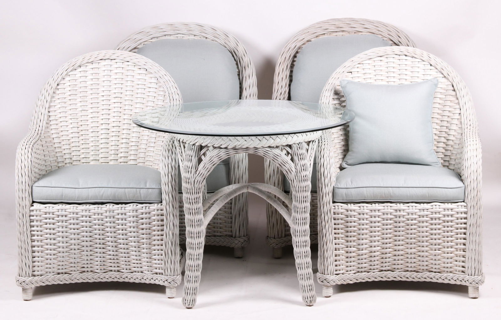 A Set of Modern Wicker Furniture (1 of 12)