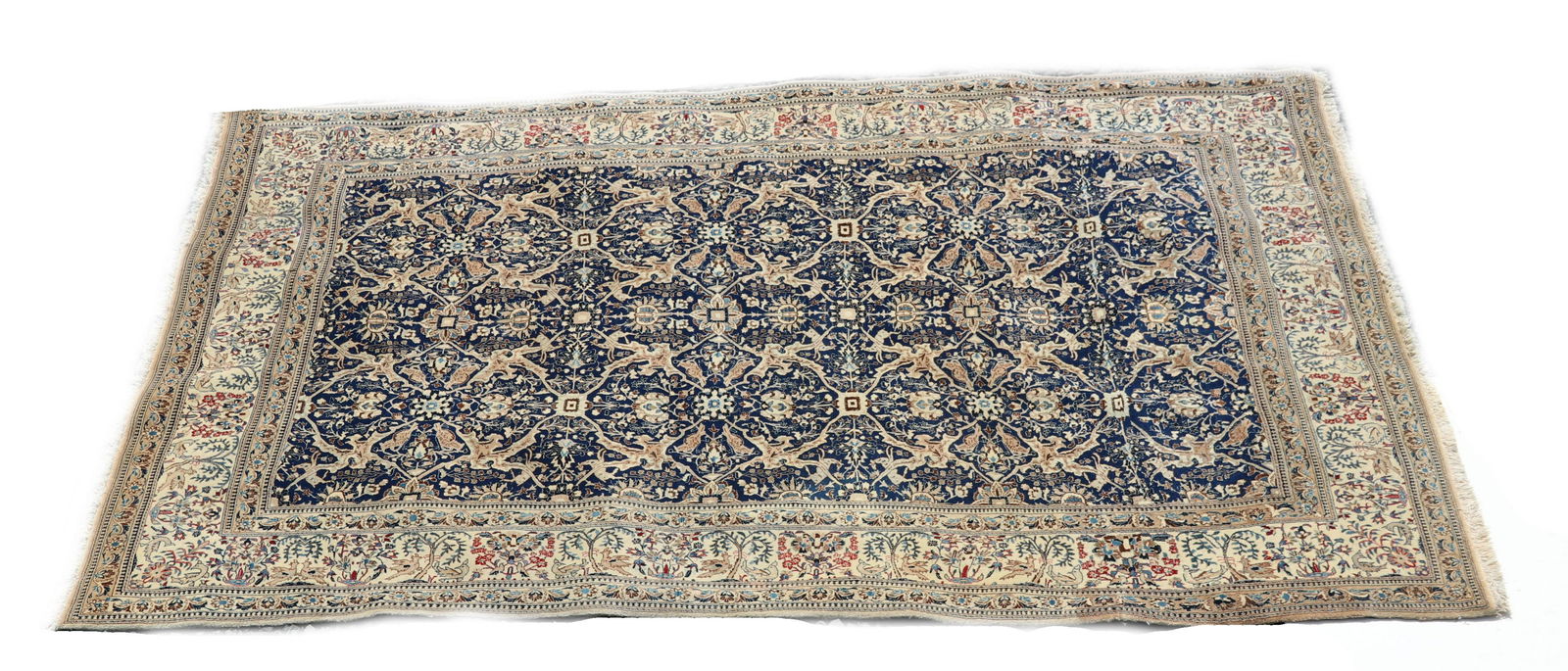 Finely Woven Iranian Animal Carpet (1 of 7)