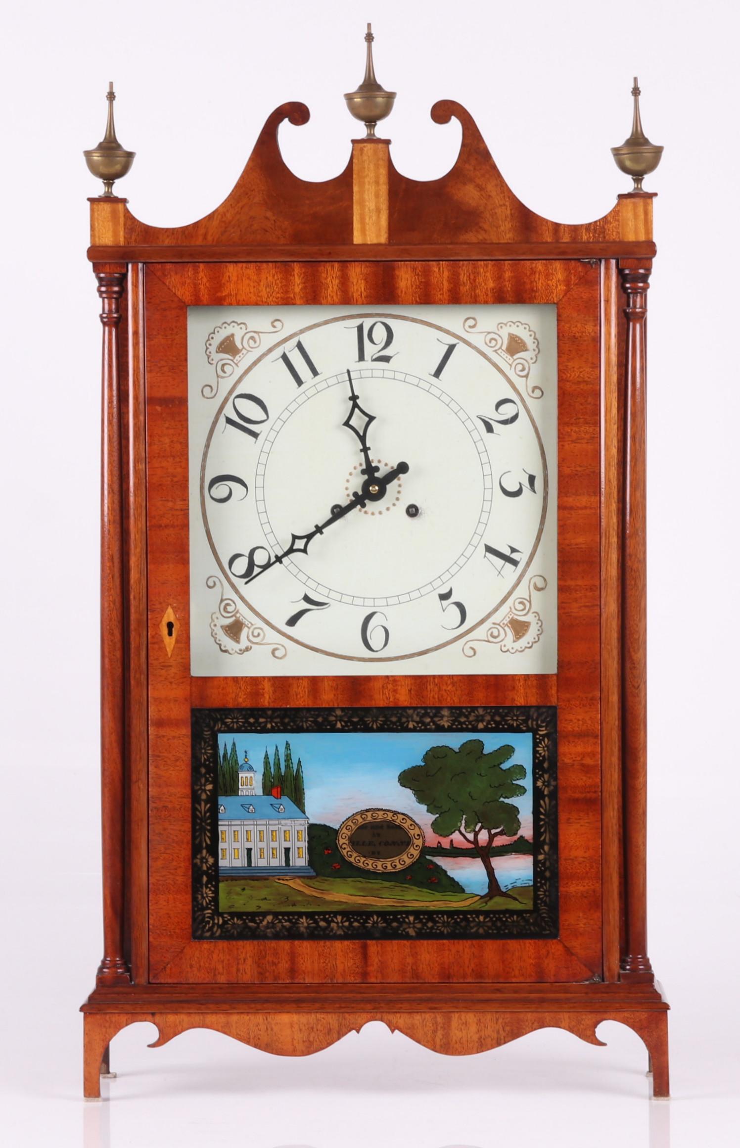 A Reproduction Pillar and Scroll Clock (1 of 12)