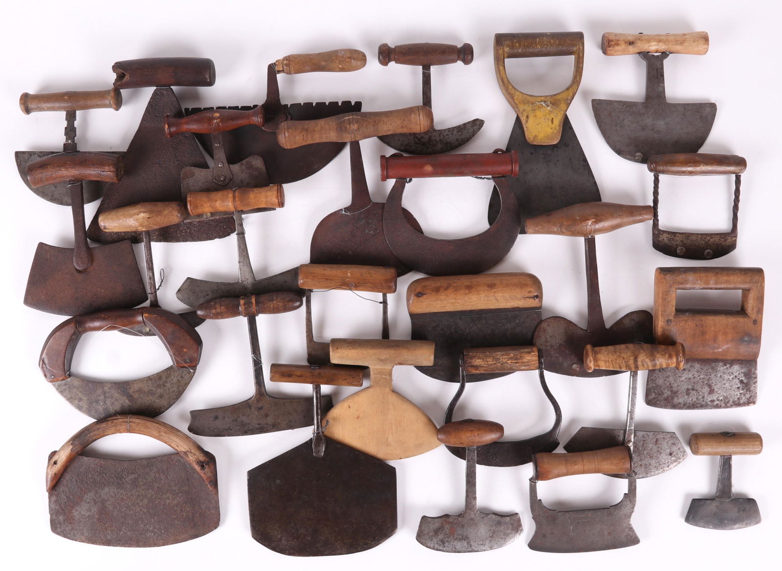 A Collection of Wrought Iron Food Choppers (1 of 12)