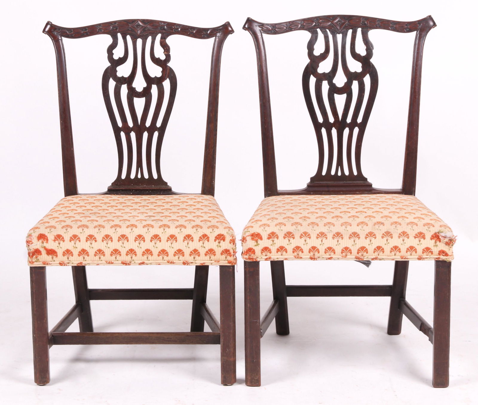 A Pair of Chippendale Chairs (1 of 13)