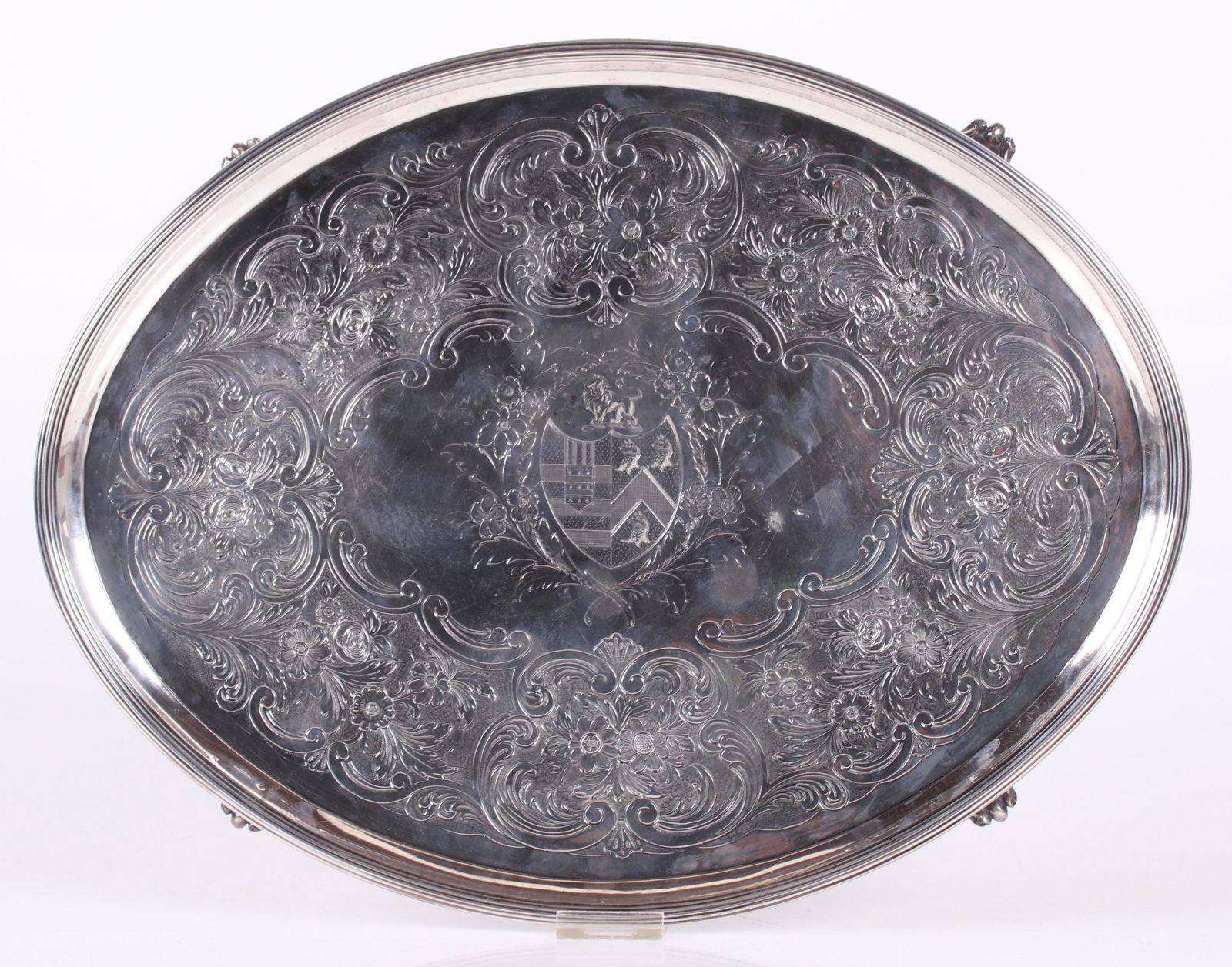 A Large Sterling Silver Tray, London, 1831 (1 of 10)