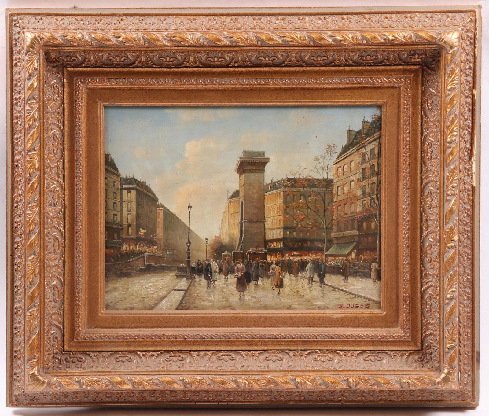 Oil on Panel, Signed J. Dubois (1 of 10)