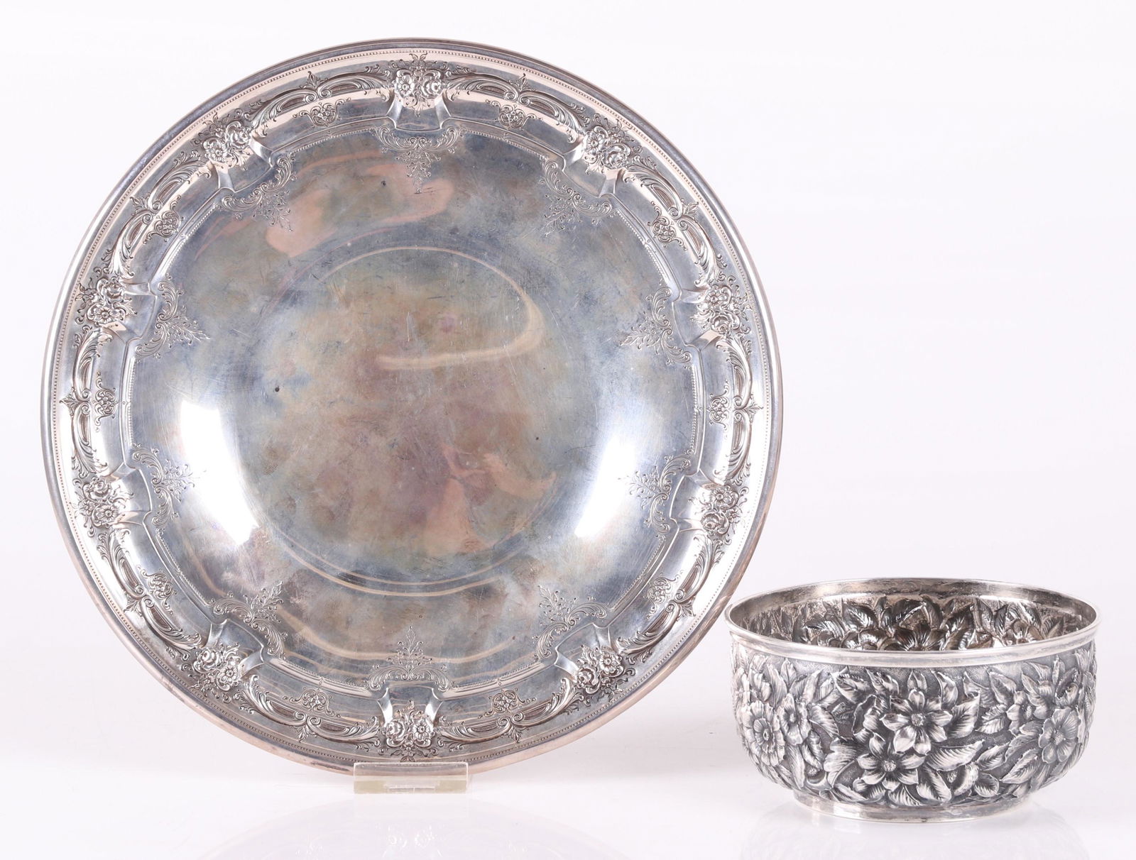 A Sterling Charger and a Bowl by Shiebler (1 of 6)