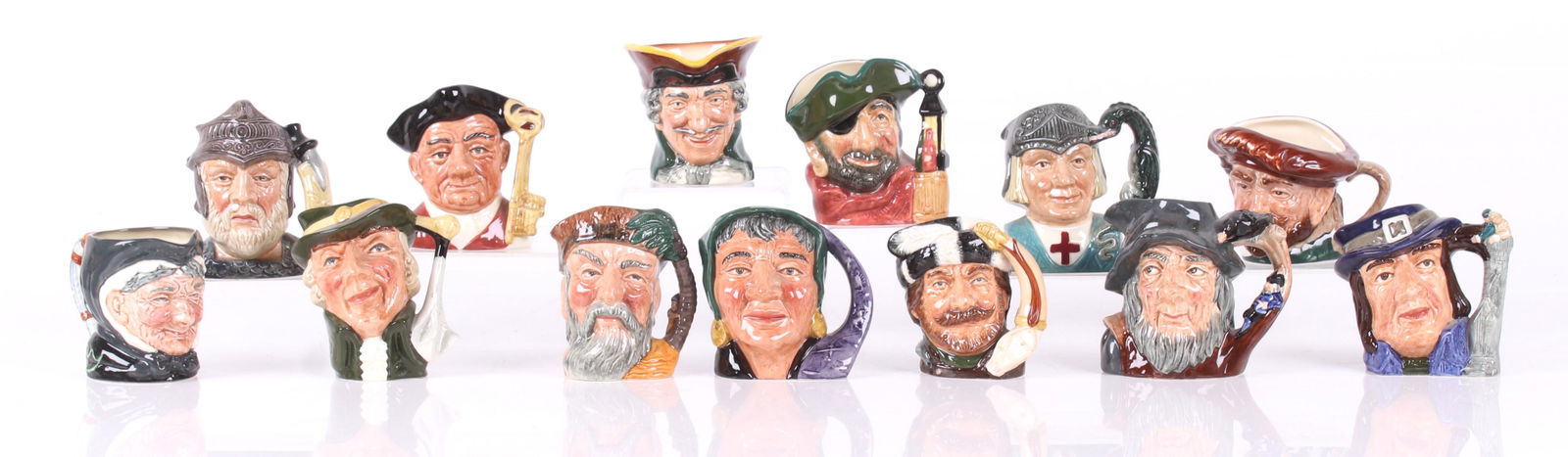Thirteen small Royal Doulton character mugs (1 of 10)