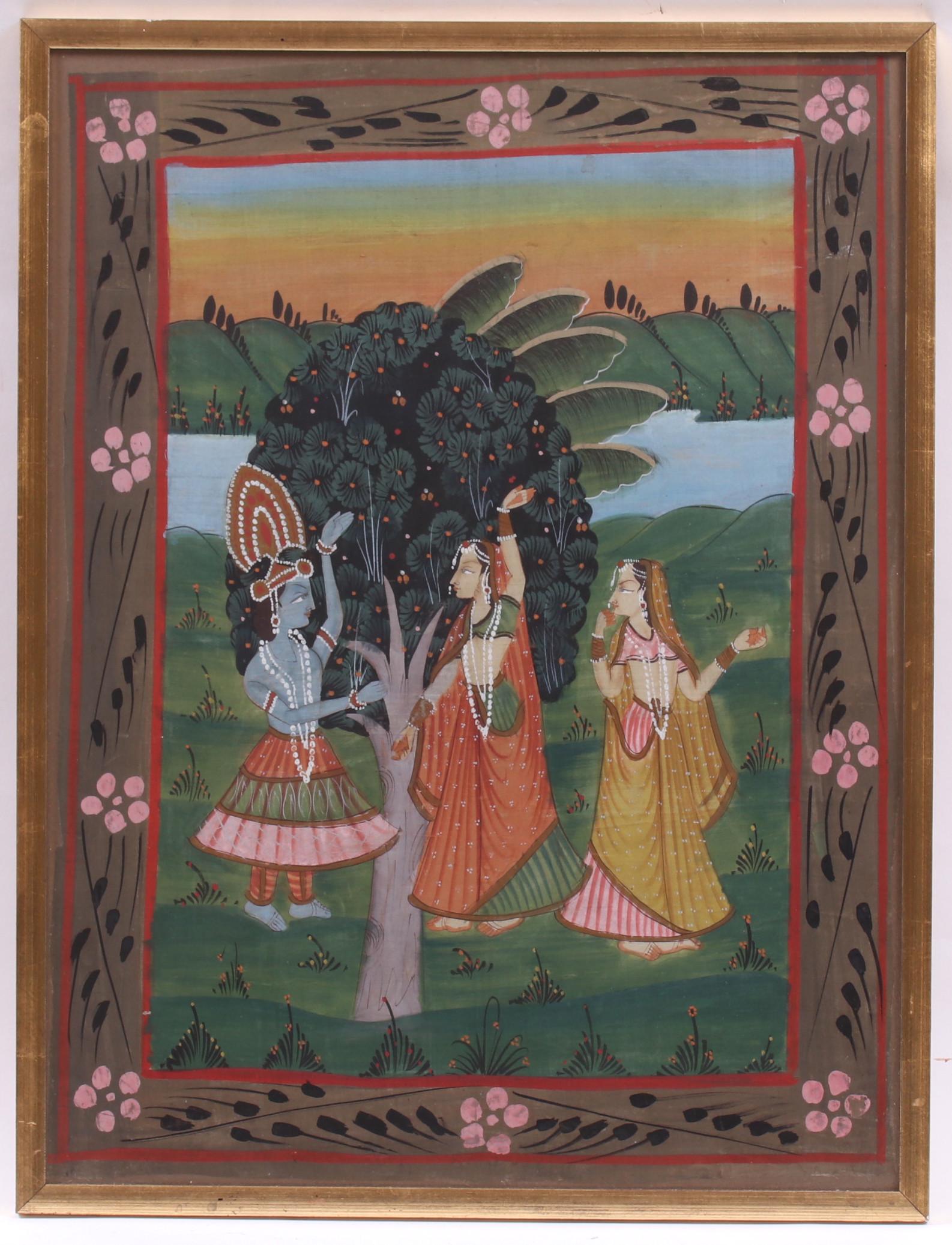 Indian School, 20th Century, Gouache (1 of 7)