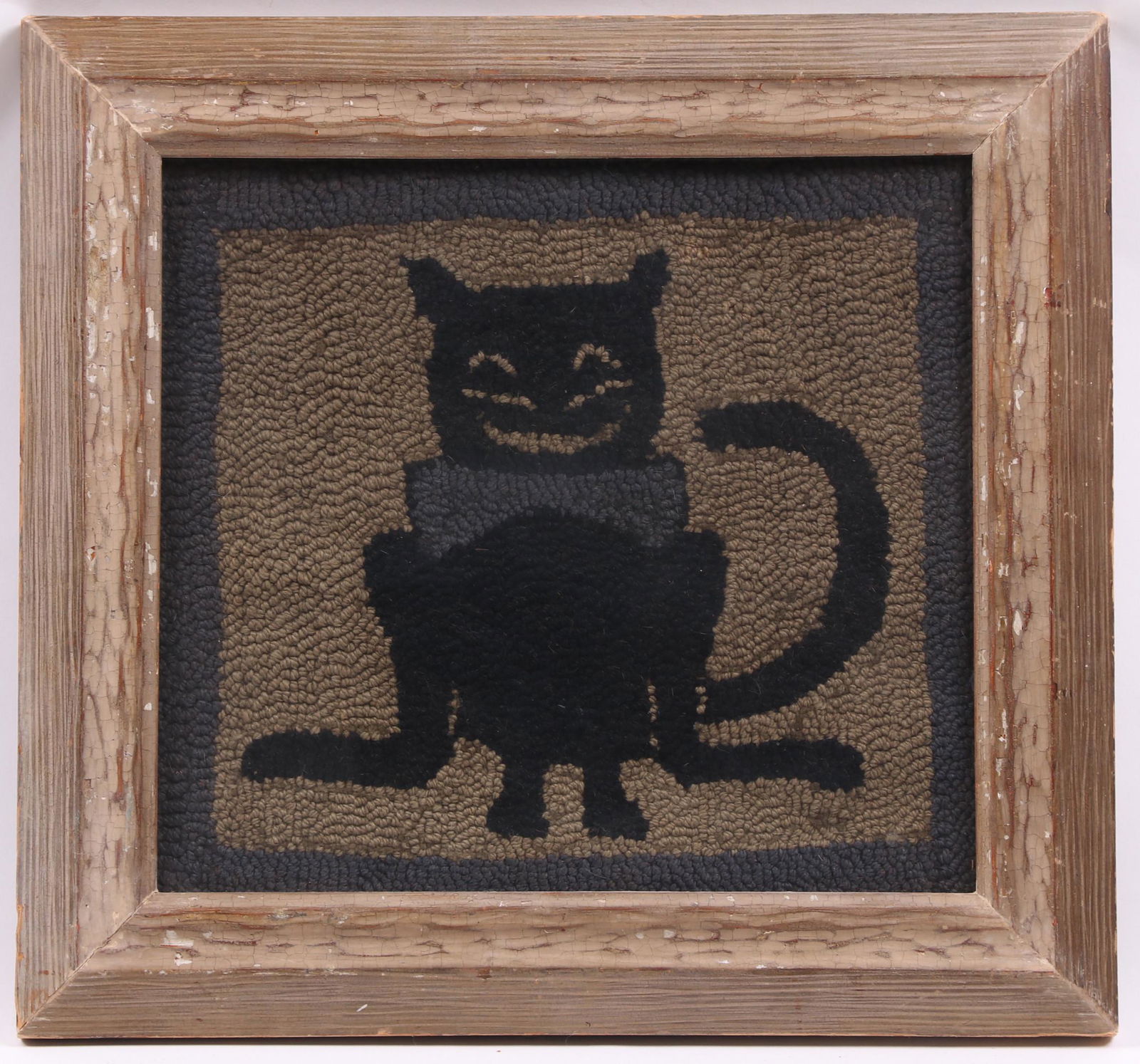 A Framed Rooked Rug, Cat (1 of 6)