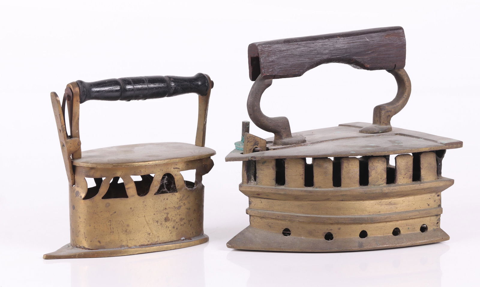 Two Antique Brass Irons (1 of 10)