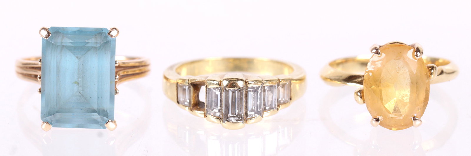 Three Gold Cocktail Rings (1 of 11)