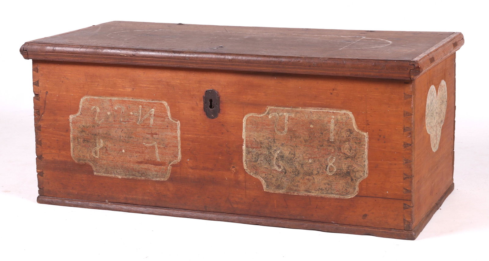 A Pennsylvania Paint Decorated Blanket Chest (1 of 17)