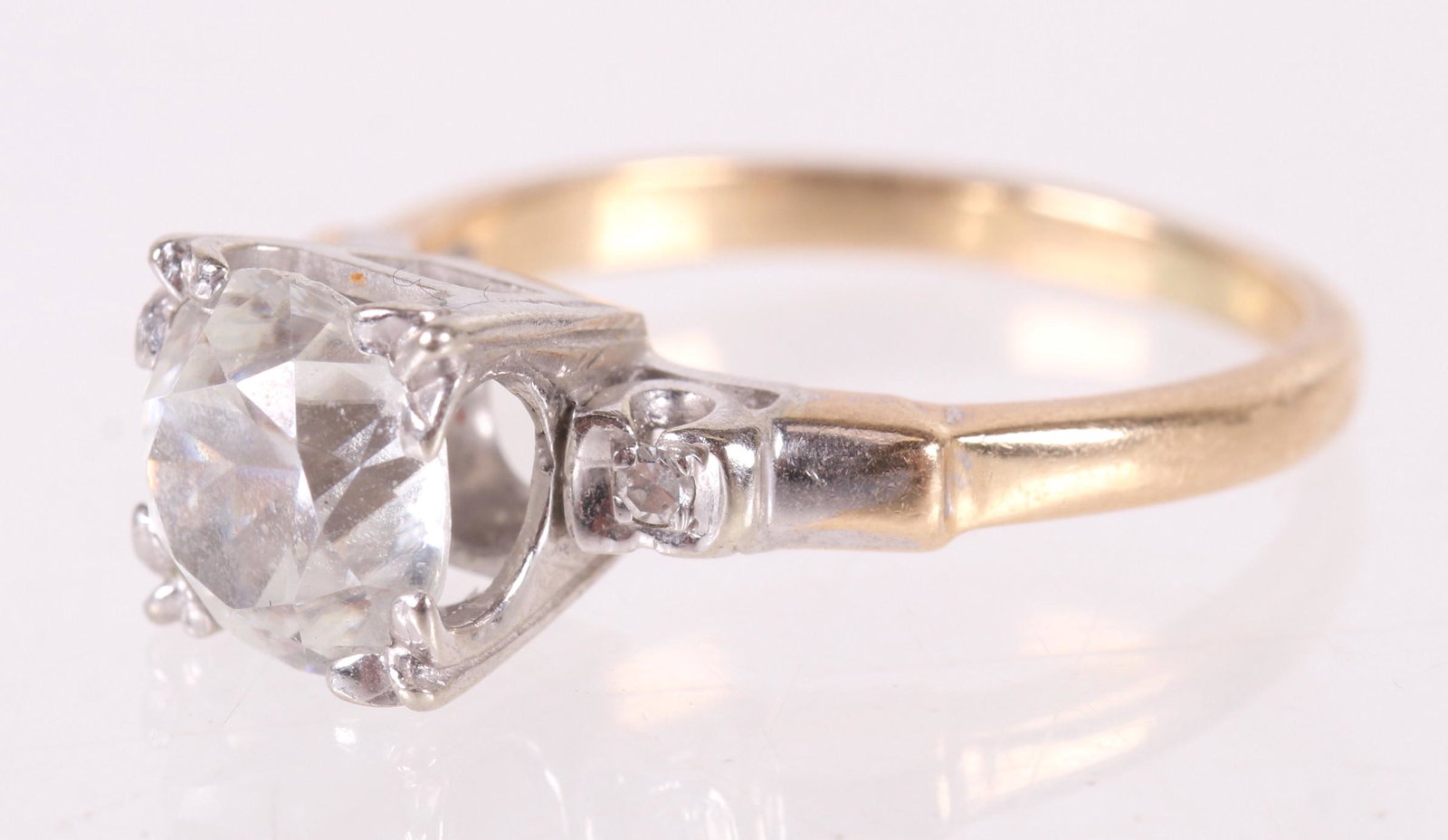 A 14k Gold and CZ Ring (1 of 5)