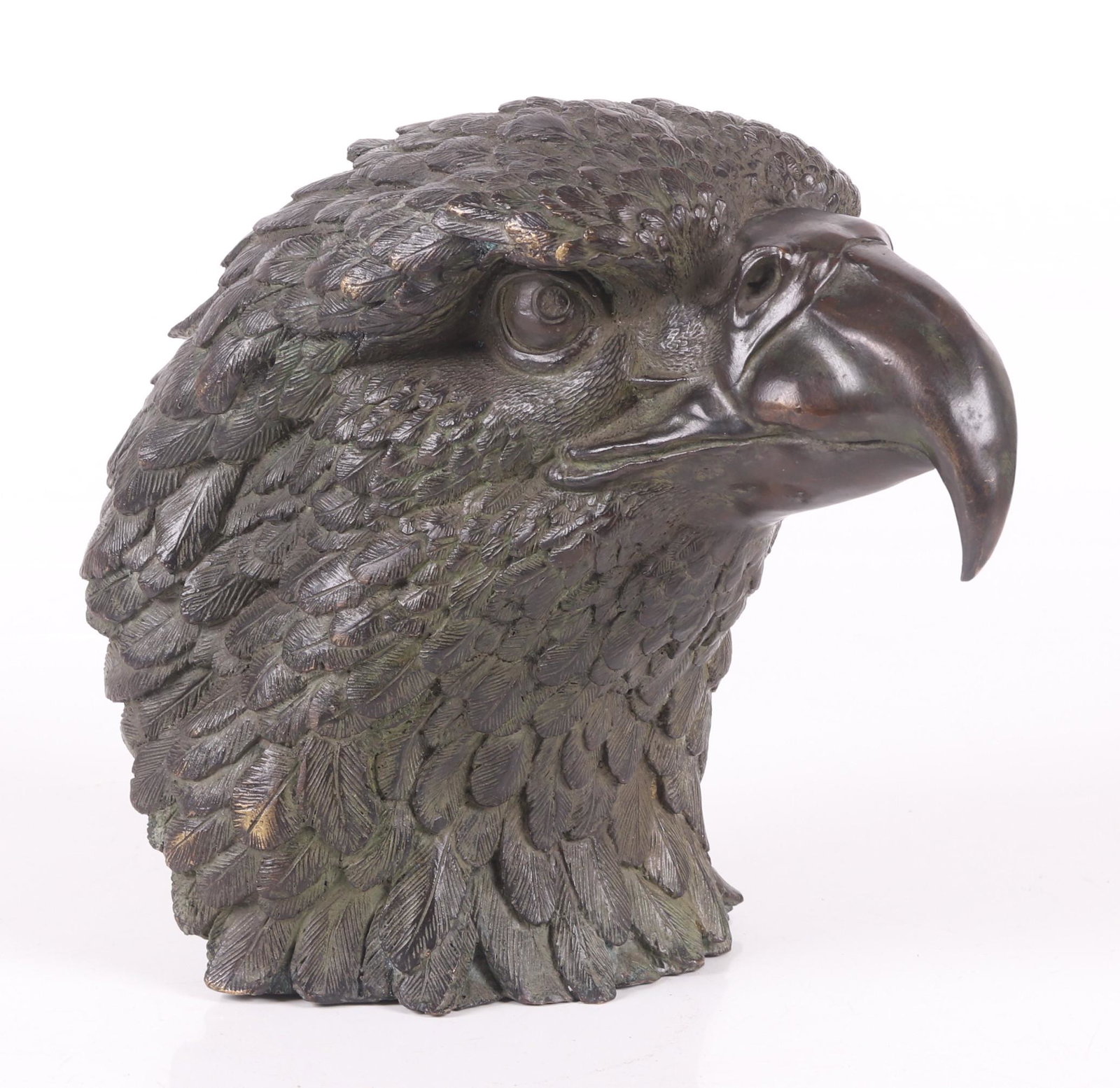 A Large Chinese Bronze Head of an Eagle (1 of 7)