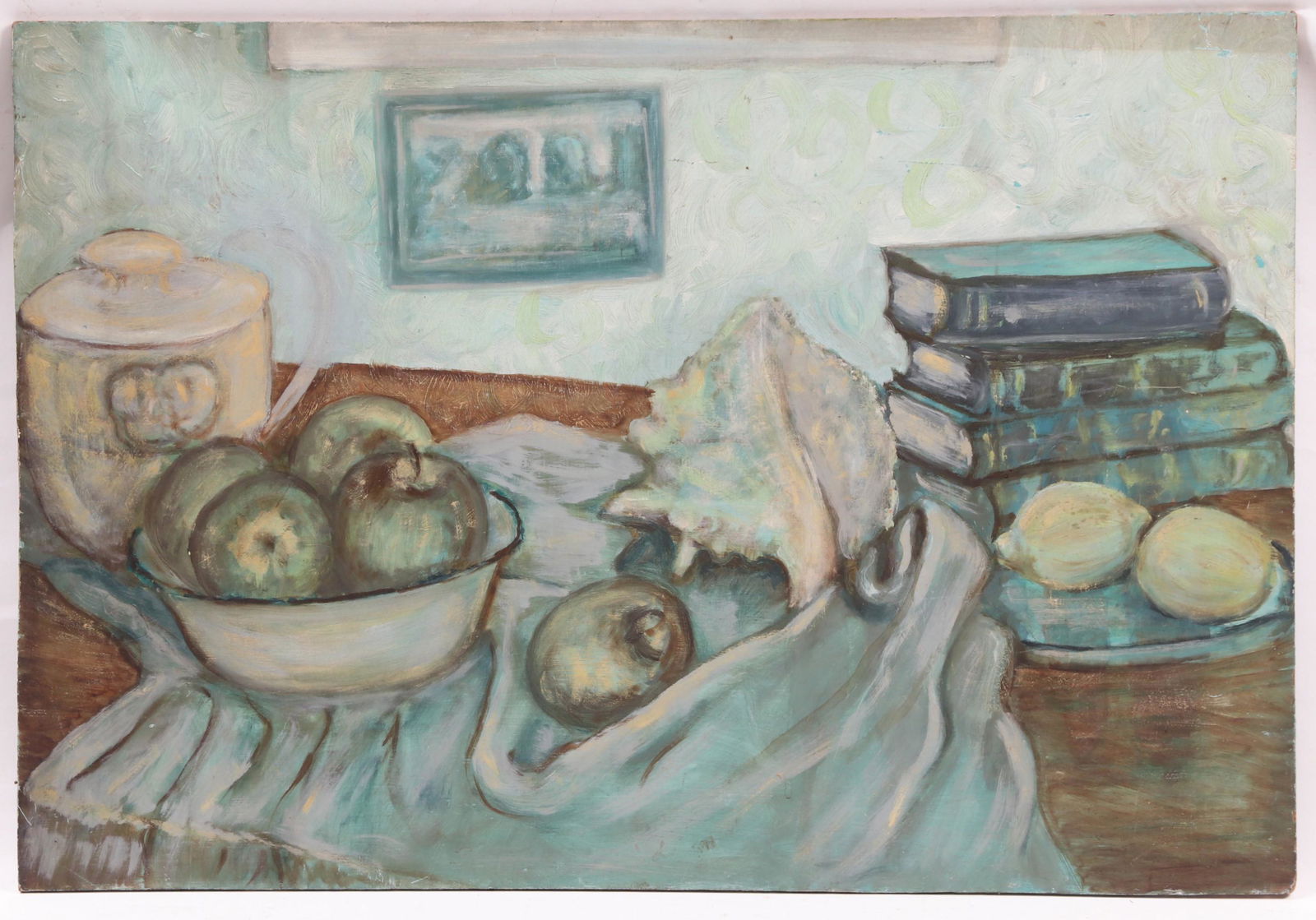 Still Life, 20th Century, Oil on Masonite (1 of 5)