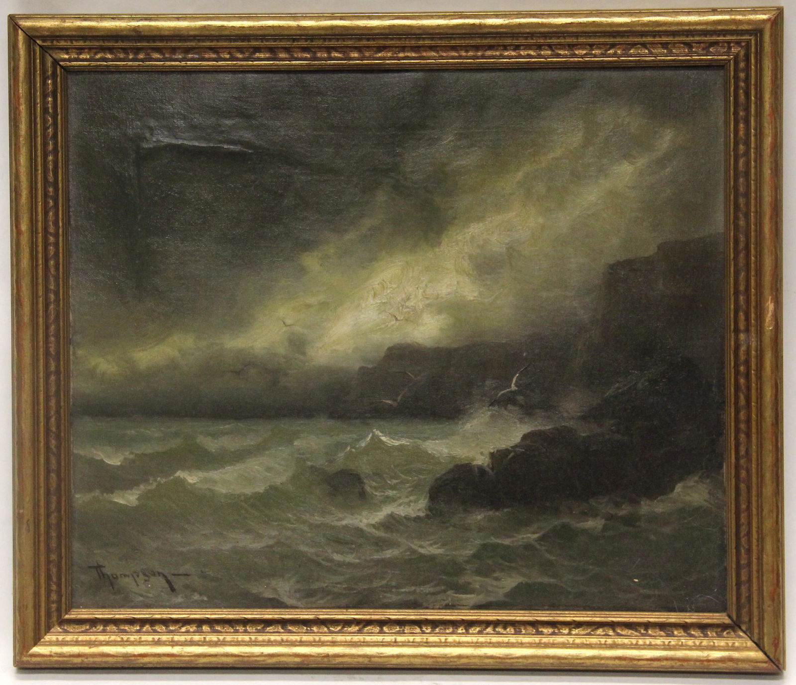 Oil on Canvas, 19th Century, Seascape (1 of 7)