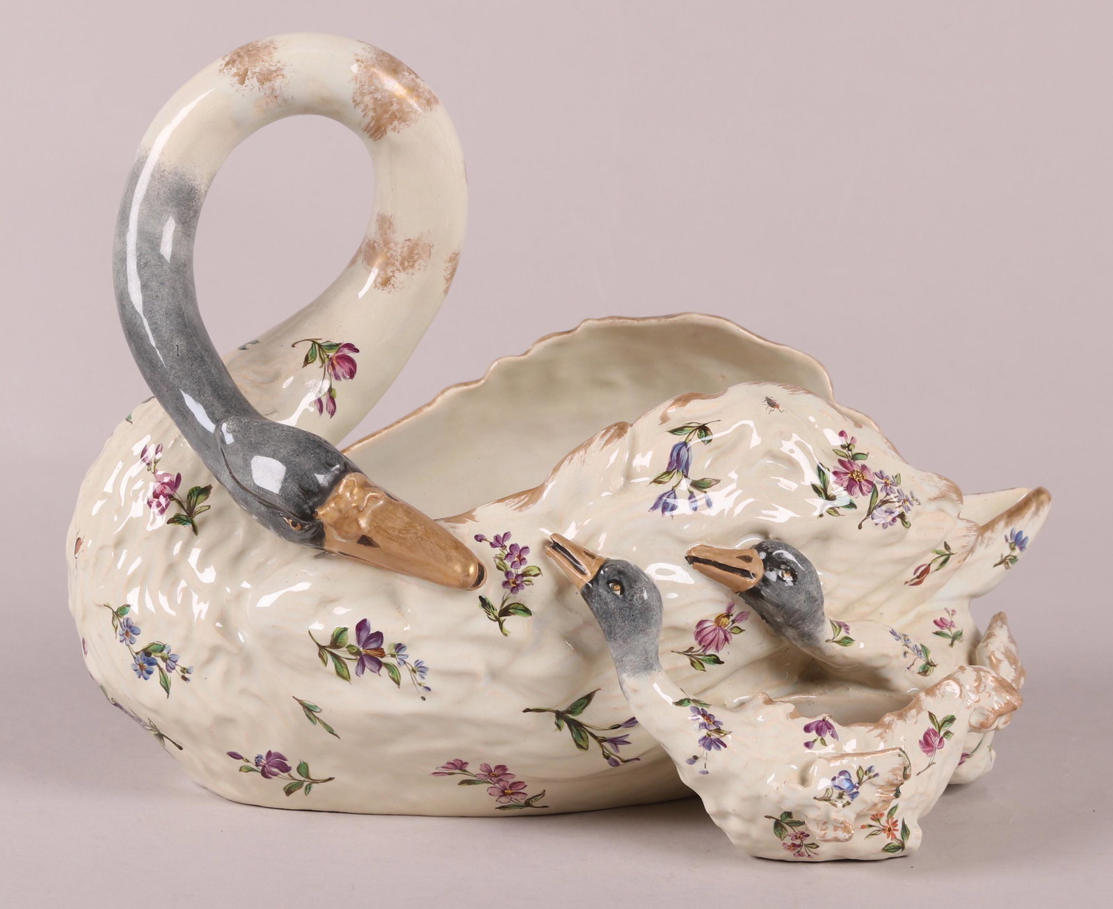Emile Galle (1846-1904) Faience Jardiniere (1 of 8)