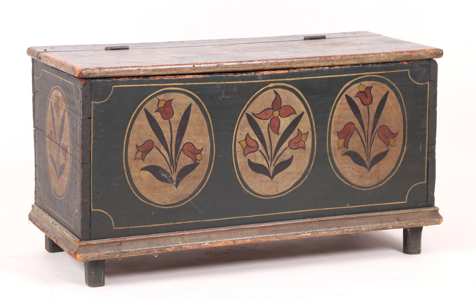 A Continental Paint Decorated Blanket Chest (1 of 9)