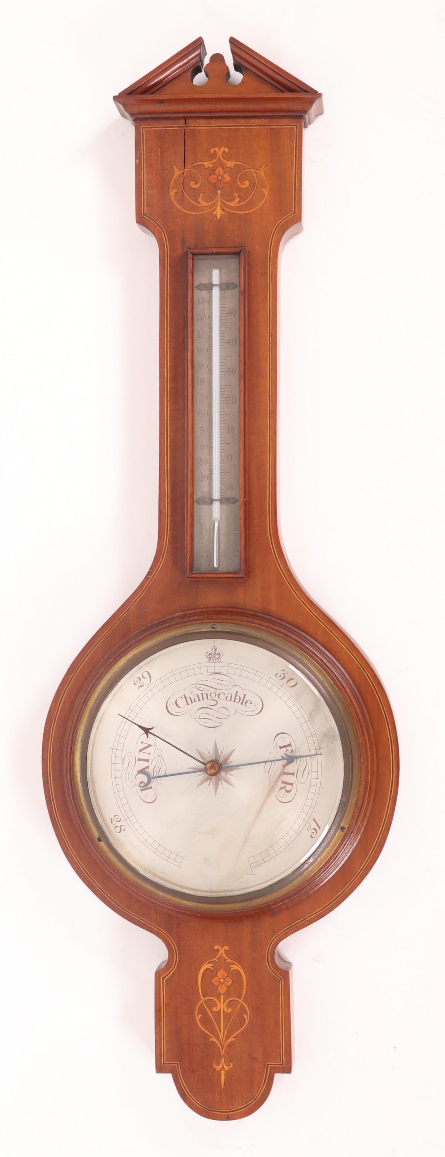 An English Mahogany Barometer (1 of 8)